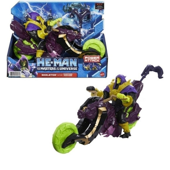 He-man And The Masters Of The Universe SKELETOR & PANTHOR Vehicle Pack NETFLIX - Picture 2 of 3